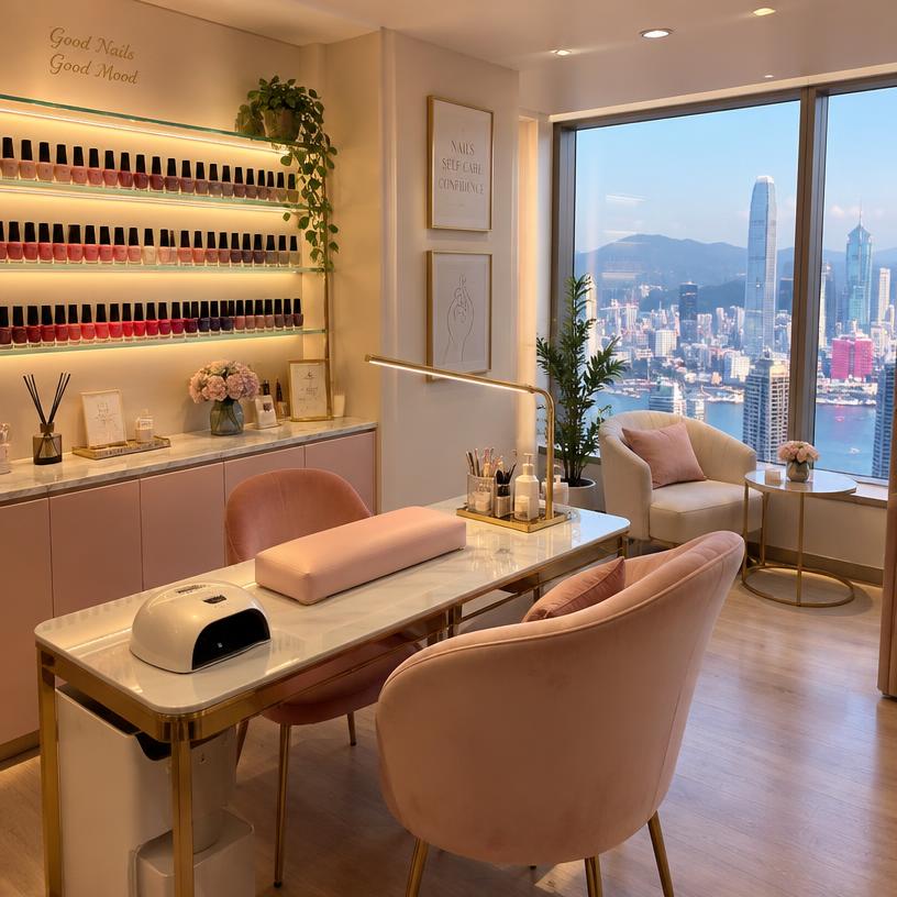 Hong Kong nail salon interior